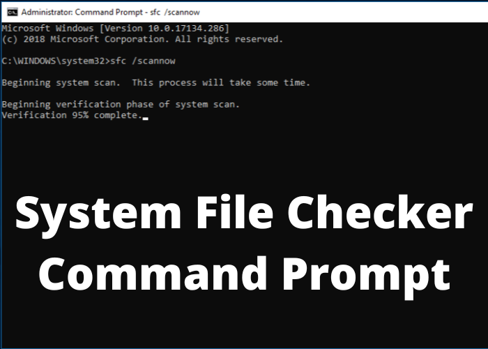 System File Checker Command Prompt