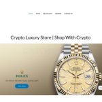 Shop with crypto at Crypto Luxury Store